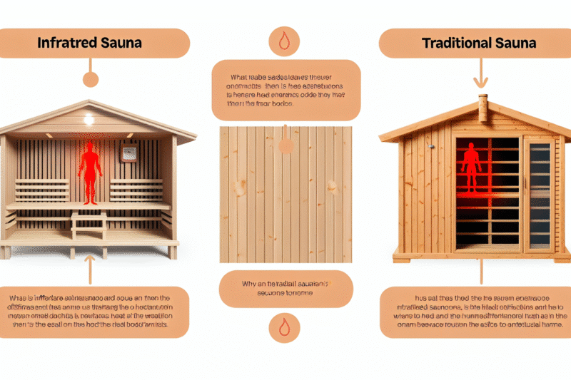 IR Sauna vurdert opp mot tradisjonell Sauna – hva er forskjellen ?