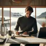 Calm norwegian office scene showing a planned gradual return to work