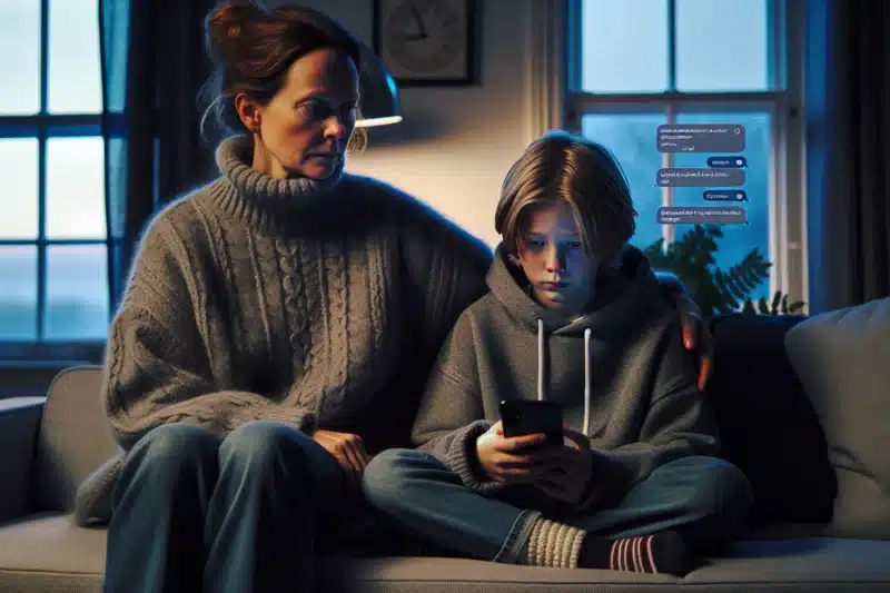 Digital mobbing: en veiledning for foreldre om hvordan man kan støtte og beskytte barnet